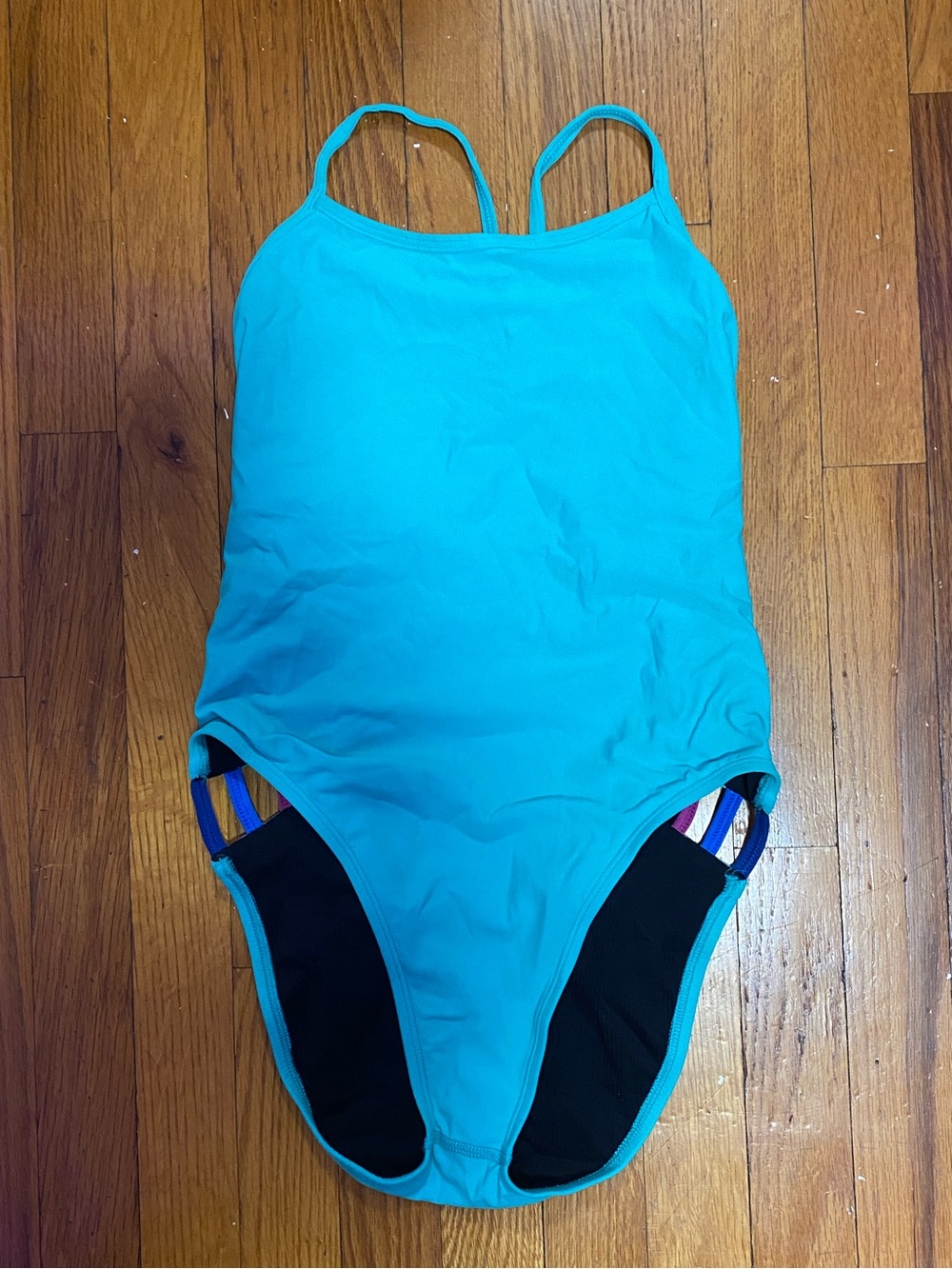 Jolyn Gavin 2 Teal Swimsuit Size 34